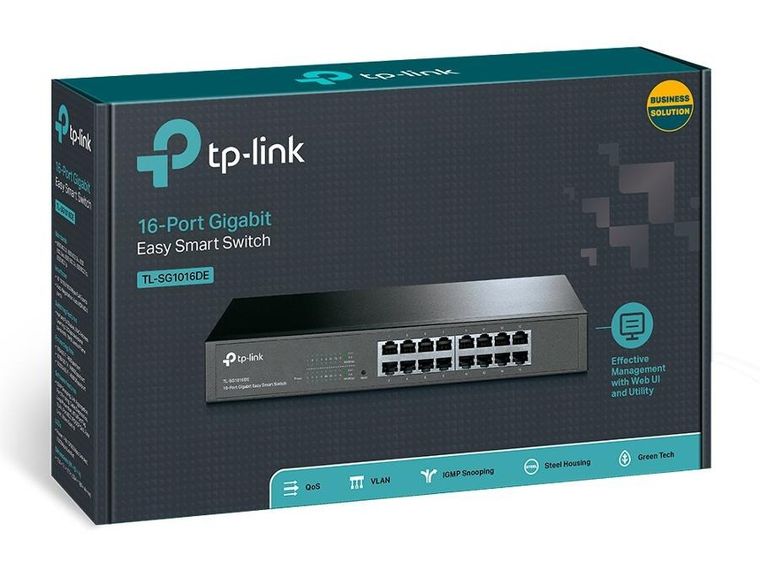 TP-Link, switch, TL-SG1016DE