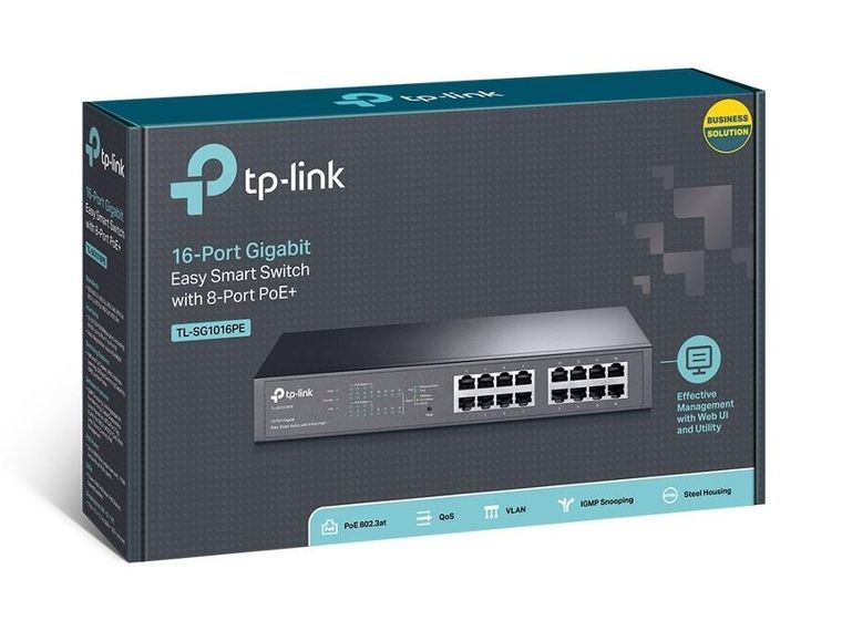 TP-Link, switch, TL-SG1016PE, 16x 10/100/1000Mbps