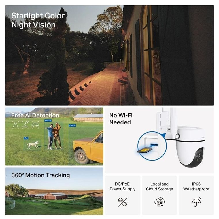 TP-Link, Tapo, kamera, C501GW