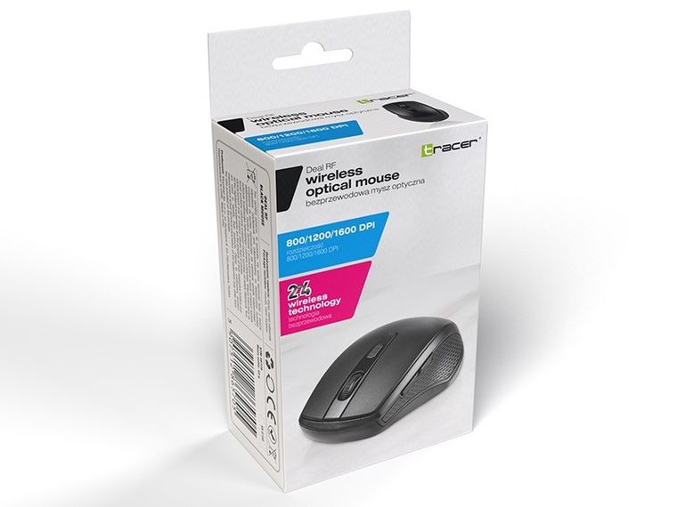 Tracer, Deal, mysz bezprzewodowa, Black Tramys46729