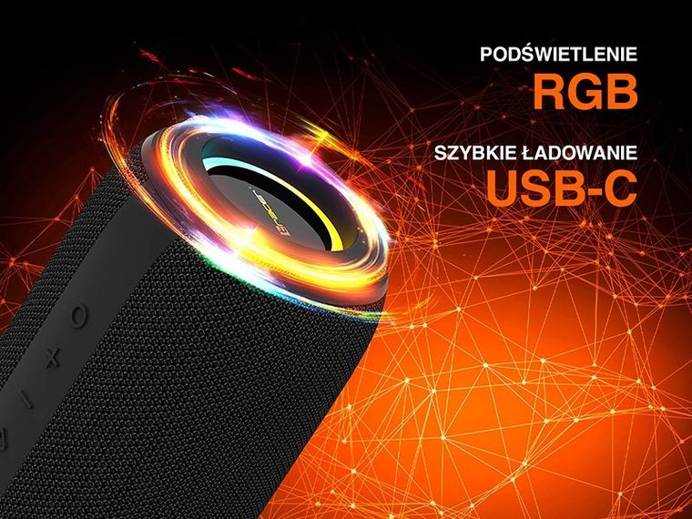 Tracer, Xtremebeat Ultra, głośnik TWS Bluetooth RGB