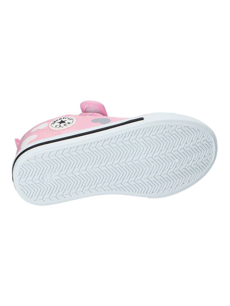 Trampki dziewczęce, różowe, American Club