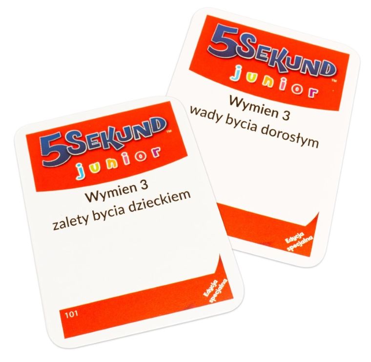 Trefl, 5 Sekund, Junior 2.0, gra familijna, edycja specjalna