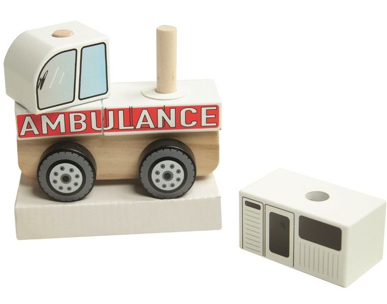 Trefl, Ambulans, zabawka drewniana