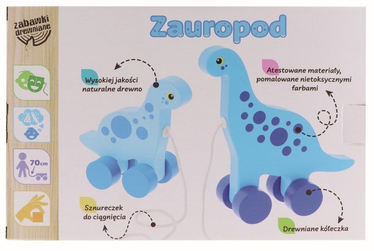 Trefl, Bobaski i Miś, Zauropod, dinozaury na kółkach
