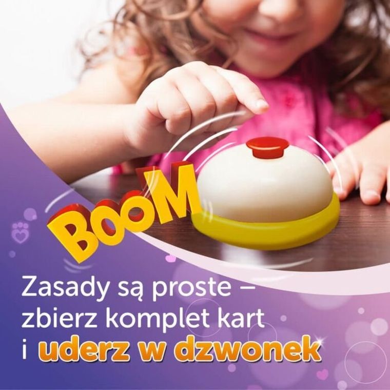Trefl, Boom Boom, Koci Domek Gabi, familijna gra karciana