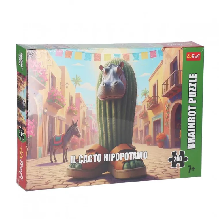 Trefl, BrainRots II, Cacto Hipopotamo, puzzle, 200 elementów