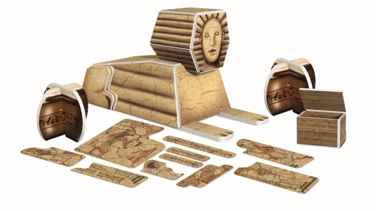 Trefl, Buduj z cegły, Piramida, zestaw kreatywny, 260 elementów