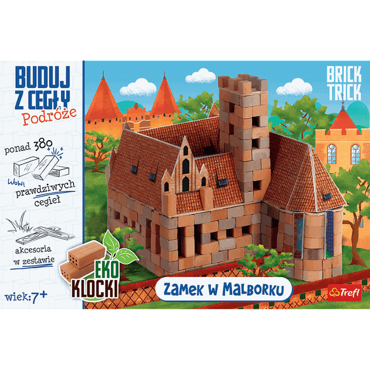 Trefl, Buduj z cegły, Podróże, Malbork, zestaw kreatywny