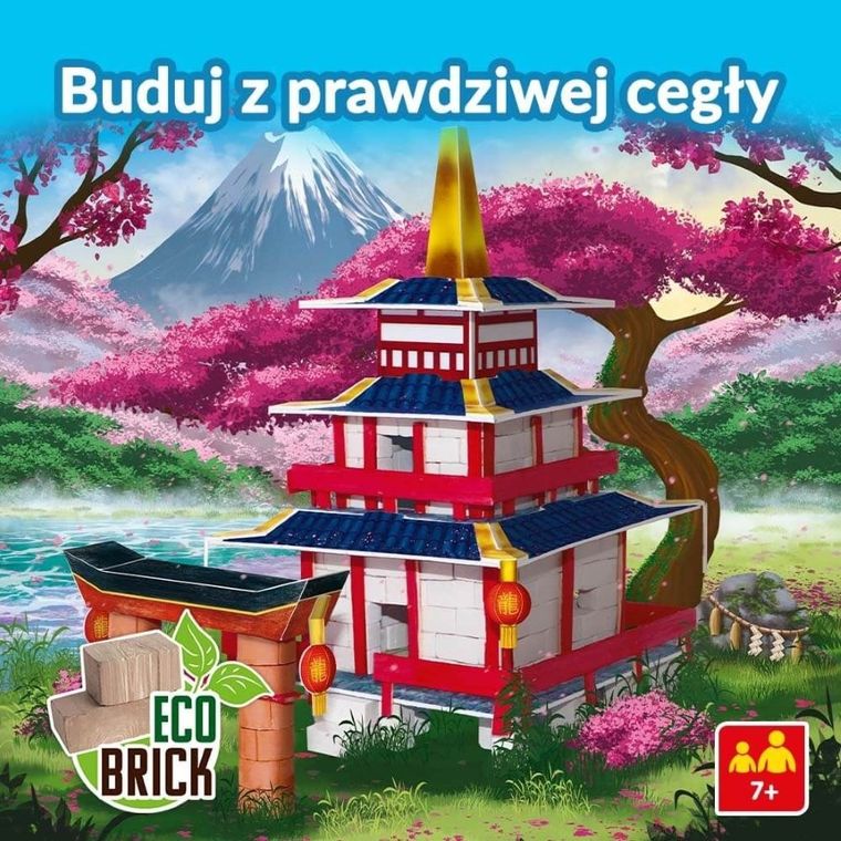 Trefl, Buduj z cegły, Travel, Pagoda, zestaw kreatywny, 160 elementów