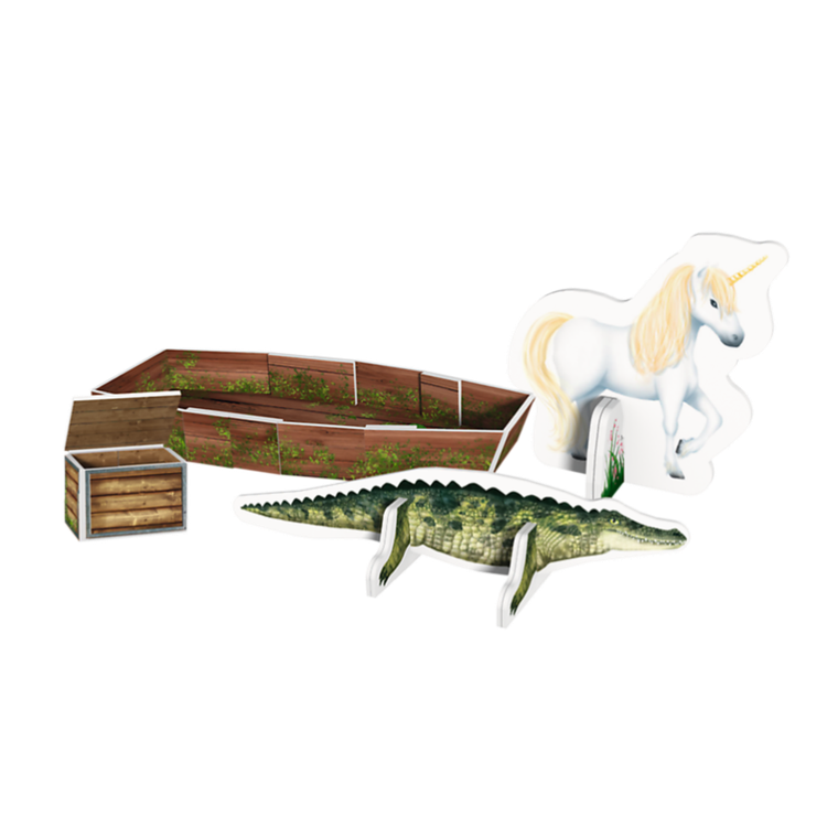 Trefl, Buduj z cegły, Zamek, zestaw kreatywny, 210 elementów