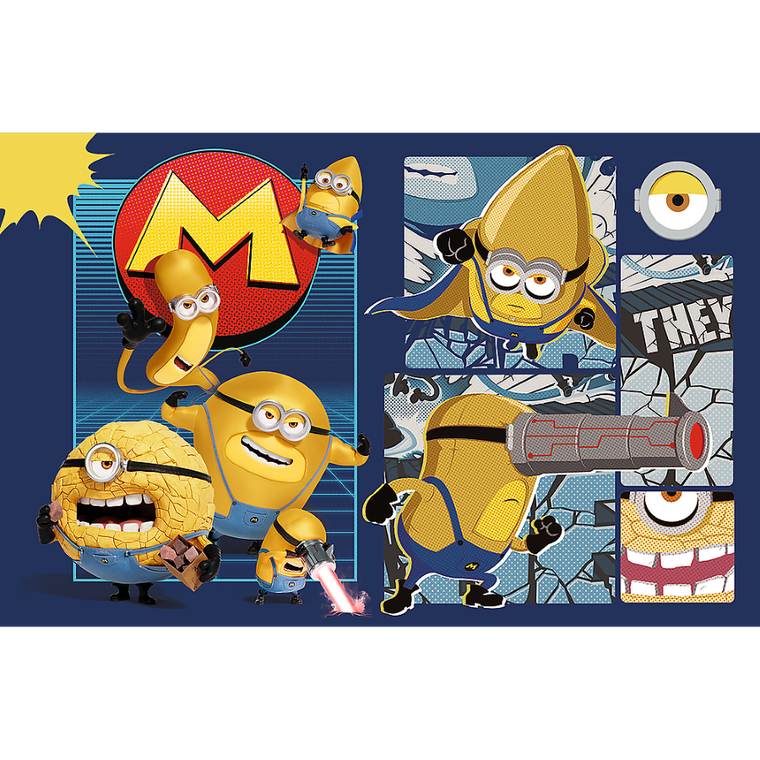 Trefl, Despicable Me 4, Mini, Z Minionkami fajnie jest! puzzle, 54 elementy