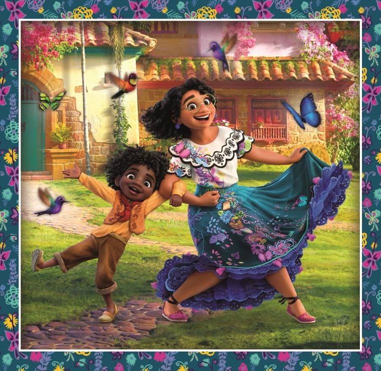 Trefl, Disney, Bohaterowie magicznego Encanto, puzzle 3w1