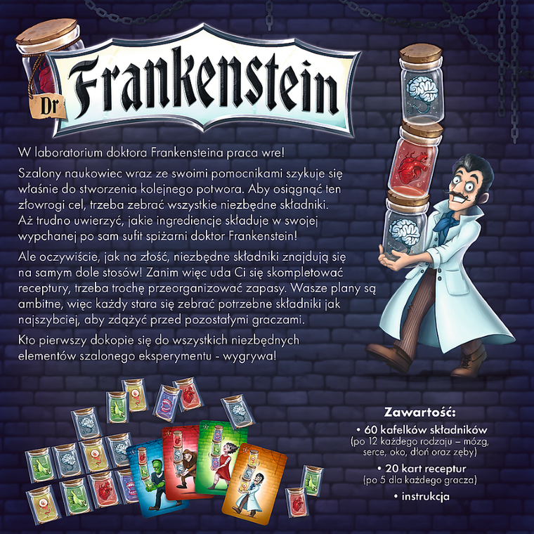 Trefl, Dr Frankenstein, Michael Schacht Frankenstein, gra towarzyska