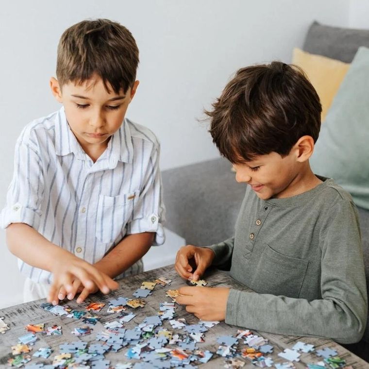 Trefl, Dzielny Król Lew, puzzle, 100 elementów