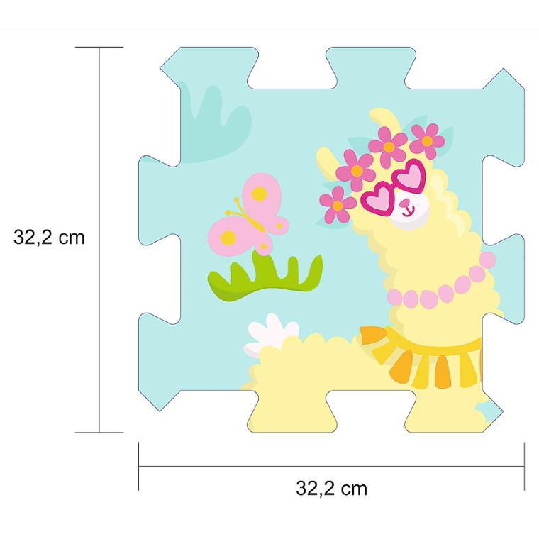 Trefl, Gramy w Lamy, puzzle piankowe