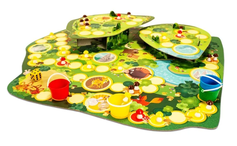 Trefl, Grzybobranie w Zielonym Gaju, gra familijna 3D