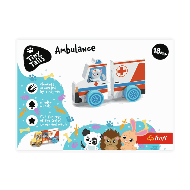 Trefl, Karetka, drewniany pojazd magnetyczny