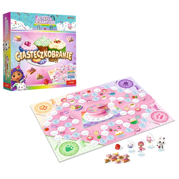 Trefl, Koci Domek Gabi, Ciasteczkobranie, gra familijna