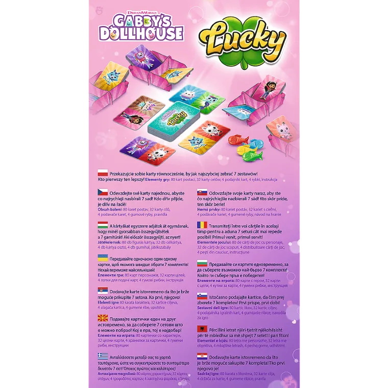 Trefl, Koci Domek Gabi, Lucky, gra familijna