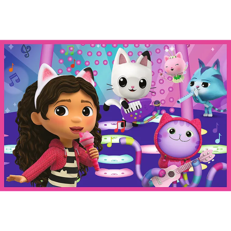 Trefl, Koci Domek Gabi, Zabawy z Gabby, puzzle, 2-24 elementów