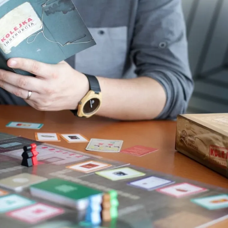 Trefl, Kolejka, wersja polska, gra familijna