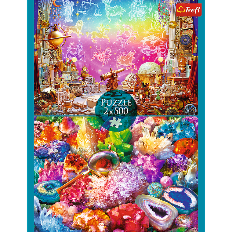 Trefl, Kosmos i kryształy, puzzle, 2-500 elementów
