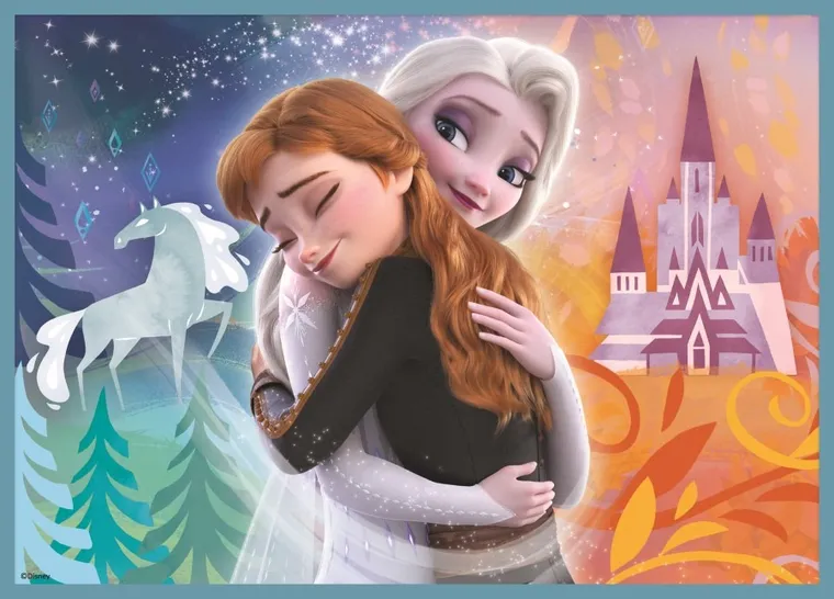 Trefl, Kraina Lodu 2, Niezwykły świat, puzzle 4w1