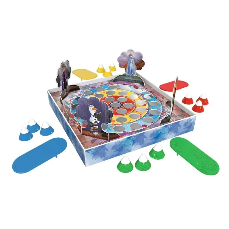 Trefl, Kraina Lodu 2, Skoczki, zręcznościowa gra familijna + Rainbow High, Radosne lalki, puzzle, 60 elementów gratis, zestaw promocyjny