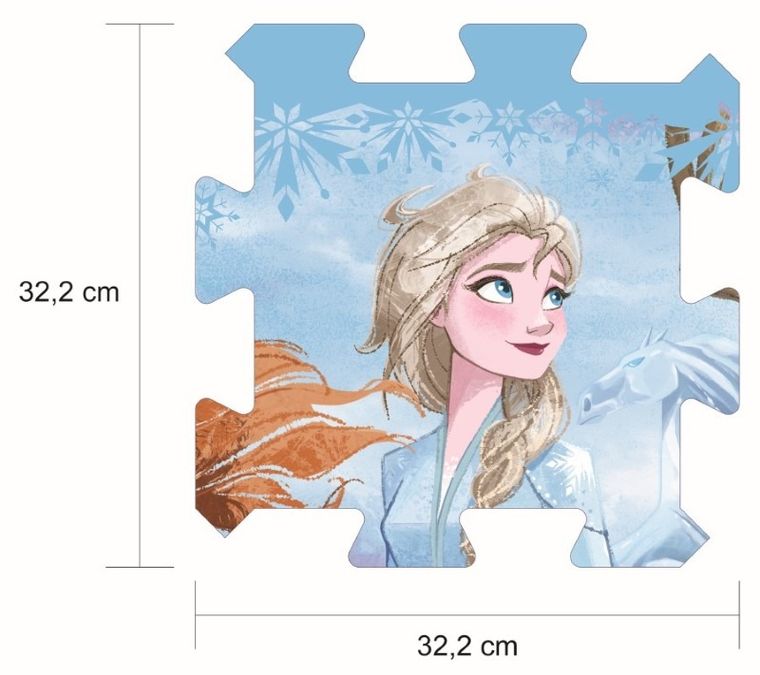 Trefl, Kraina Lodu, puzzle piankowe, 8 elementów