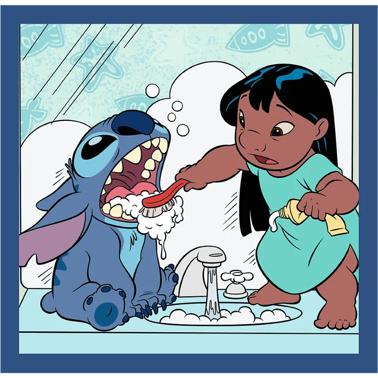 Trefl, Lilo i Stitch, Czas ze Stitchem, puzzle 3w1