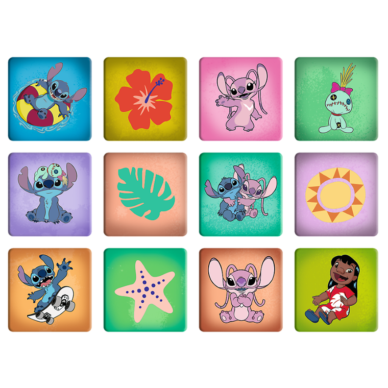 Trefl, Lilo i Stitch, puzzle, 2w1 + memos, gra pamięciowa
