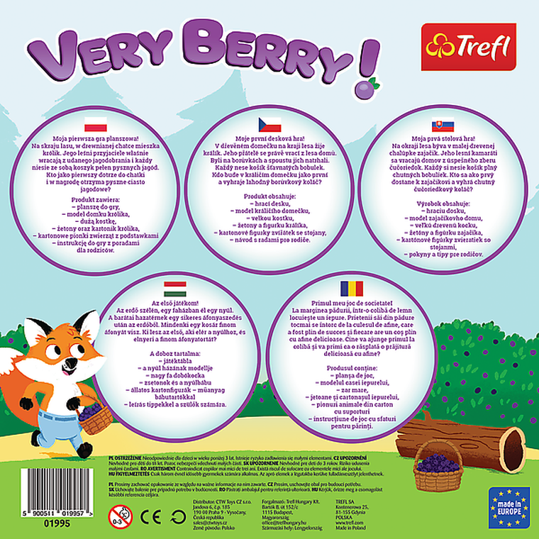 Trefl, Little Planet, Na jagody, moja pierwsza gra planszowa