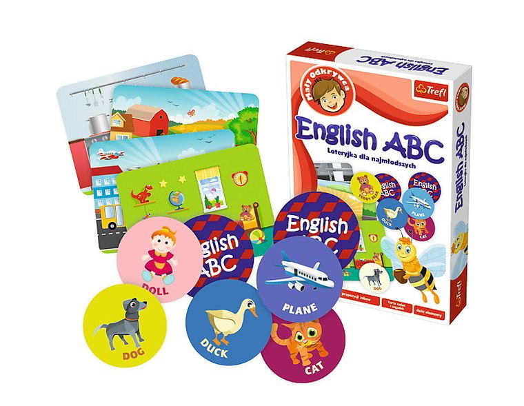 Trefl, Mały odkrywca, English ABC, gra edukacyjna