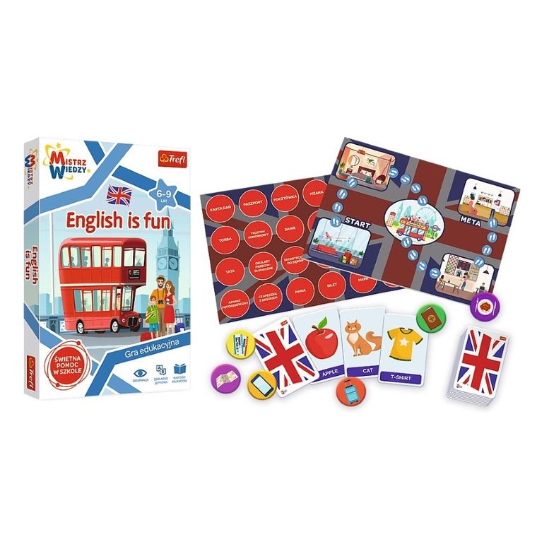 Trefl, Mistrz Wiedzy, English is Fun, gra edukacyjna