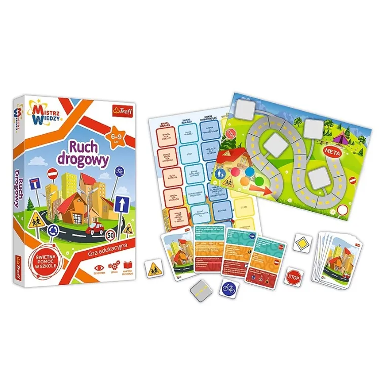 Trefl, Mistrz Wiedzy, Ruch drogowy, gra edukacyjna