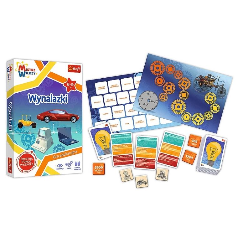 Trefl, Mistrz Wiedzy, Wynalazki, gra edukacyjna