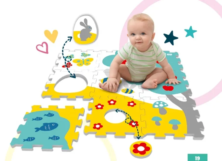 Trefl, Moja Pierwsza Puzzlopianka, Łączka, 9 elementów