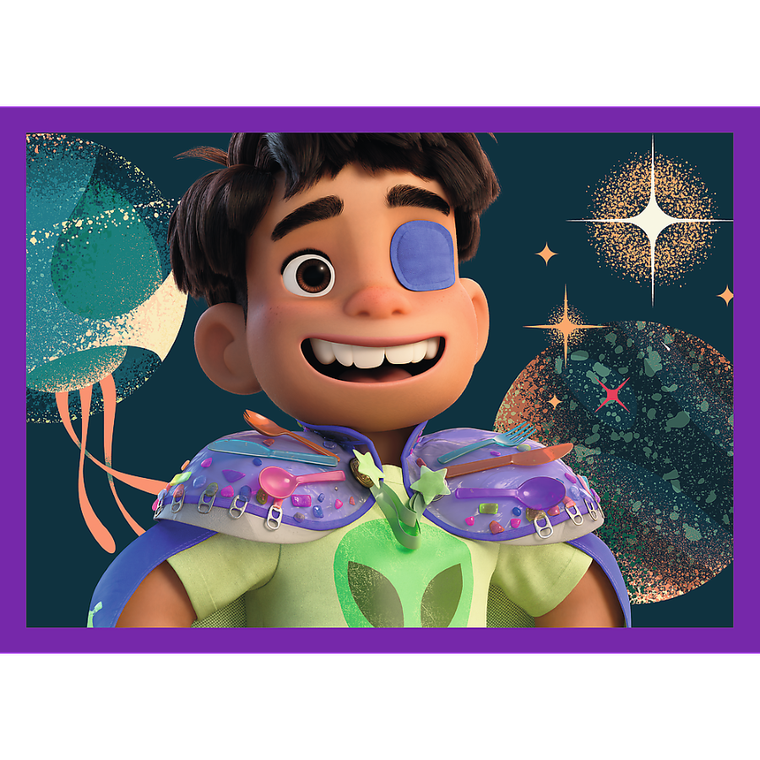 Trefl, Pozaziemskie misje Elio, puzzle 4w1