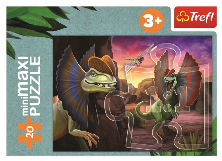 Trefl, Poznaj świat dinozaurów, puzzle, 20 elementów