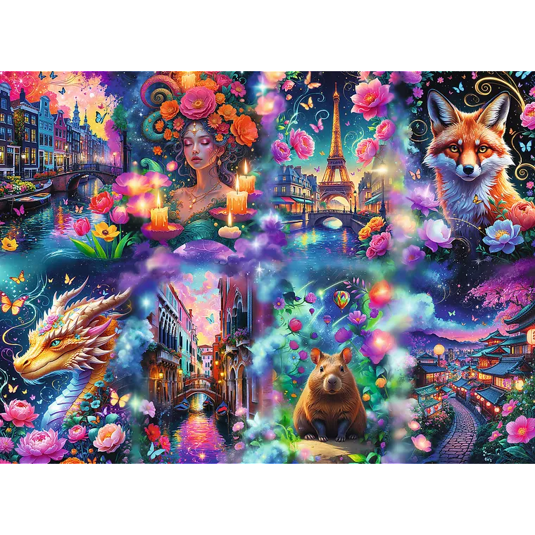 Trefl, Premium Plus, Colorful World, puzzle, 8000 elementów