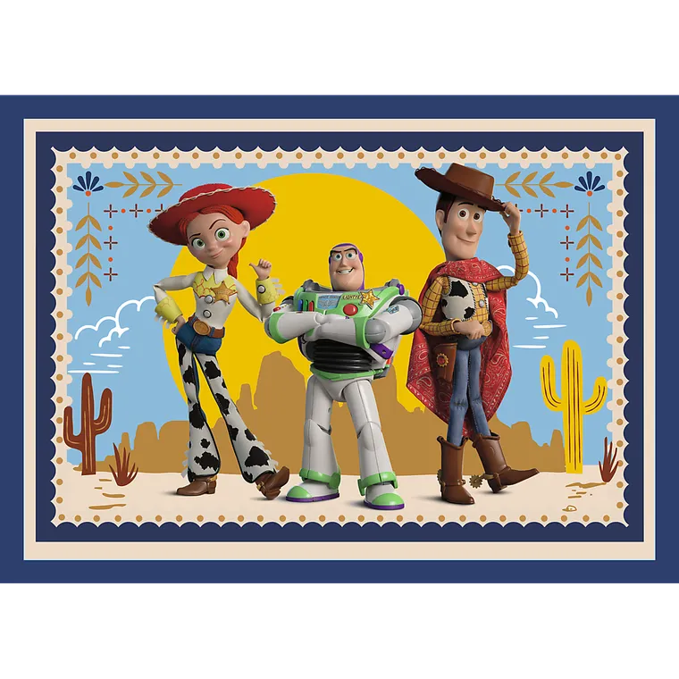 Trefl, Premium Plus Kids, Toy Story, Czas zabawek, puzzle, 4-88 elementów