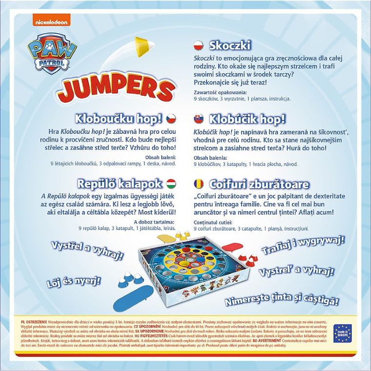 Trefl, Psi Patrol, Jumpers, rodzinna gra zręcznościowa