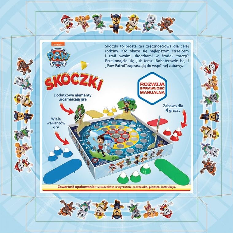 Trefl, Psi Patrol, Skoczki, zręcznościowa gra rodzinna