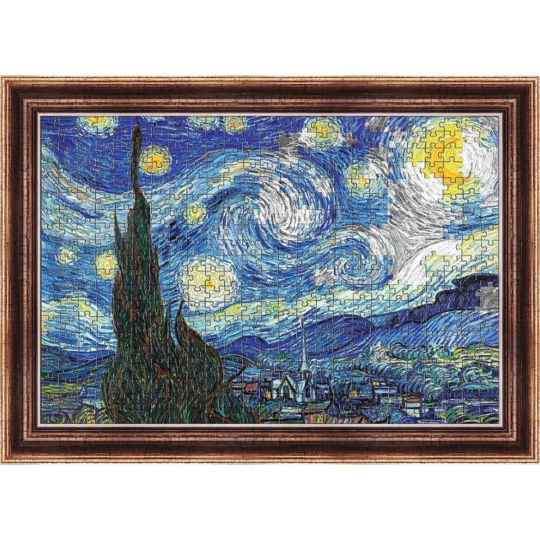 Trefl, PuzzloRama, Gwiaździsta Noc, Vincent van Gogh, puzzle, 500 elementów