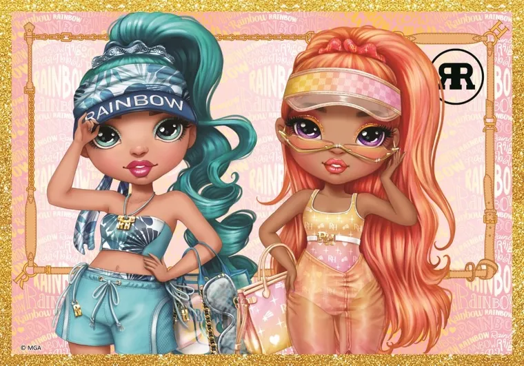 Trefl, Rainbow High, Kolekcja modnych laleczek, puzzle 10w1