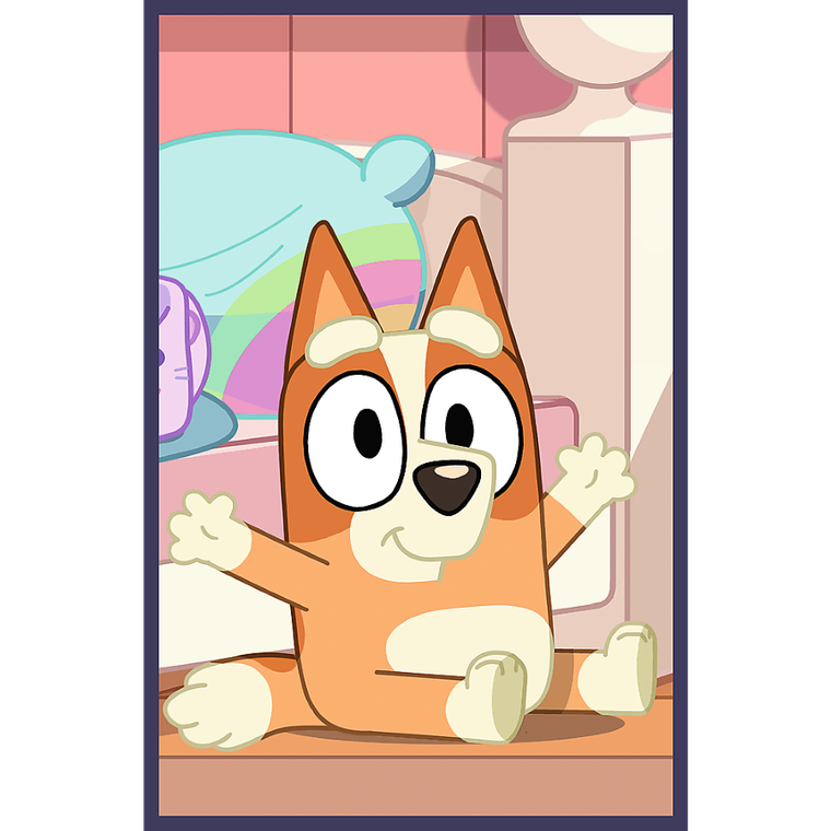 Trefl, Rodzina Bluey, puzzle, 3-50 elementów