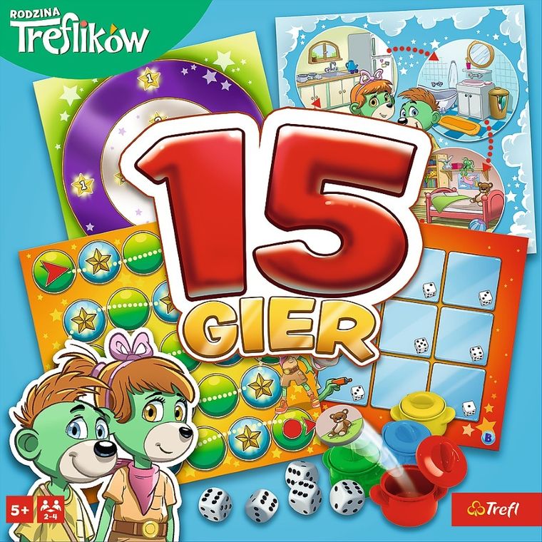 Trefl, Rodzina Treflików, 15 gier familijnych