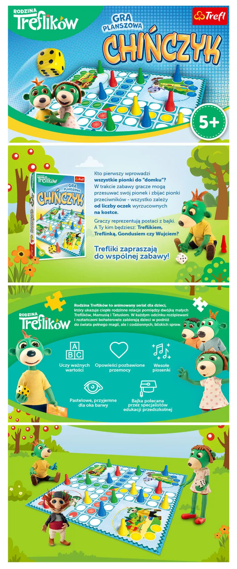 Trefl, Rodzina Treflików, Chińczyk, gra familijna