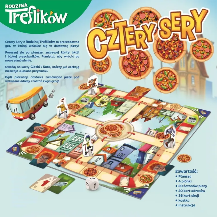 Trefl, Rodzina Treflików, Cztery Sery, gra familijna